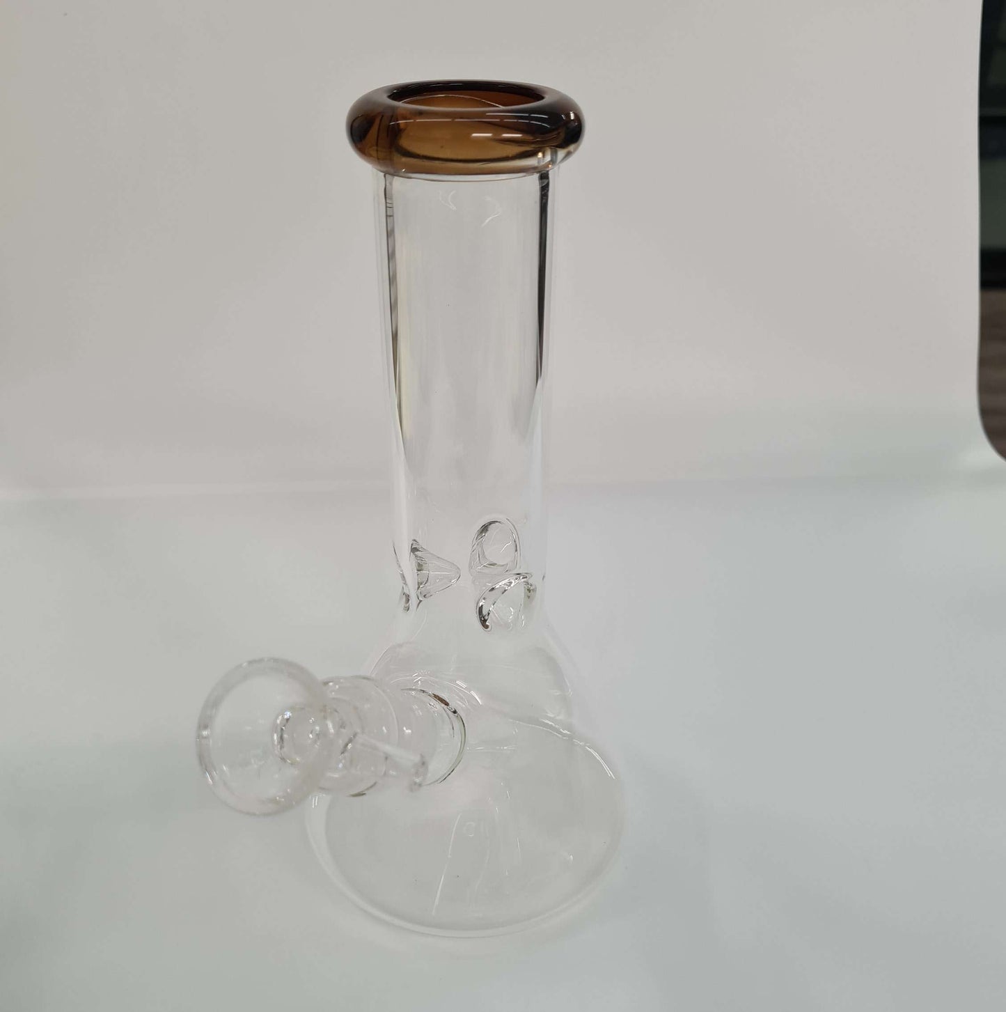 Beaker Glass Pipe with Ice-Catcher