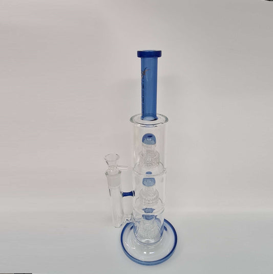 Tuarus Glass Water pipe with three percs