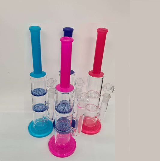 Honeycomb Glass Water Pipe