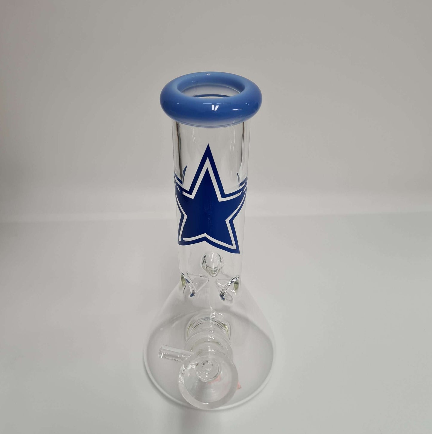 Beaker Glass Pipe with Ice-Catcher